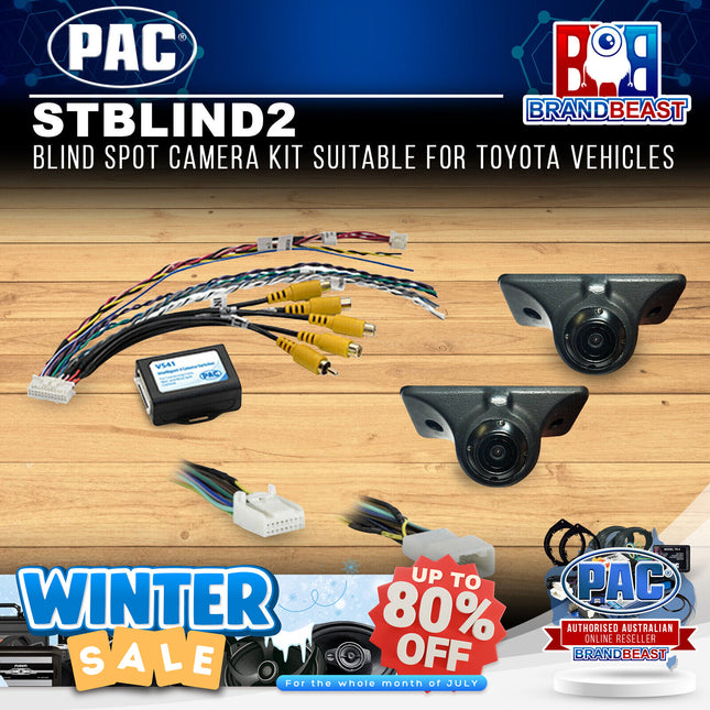 PAC STBLIND2 Blind Spot Camera Kit Suitable For Toyota Vehicles