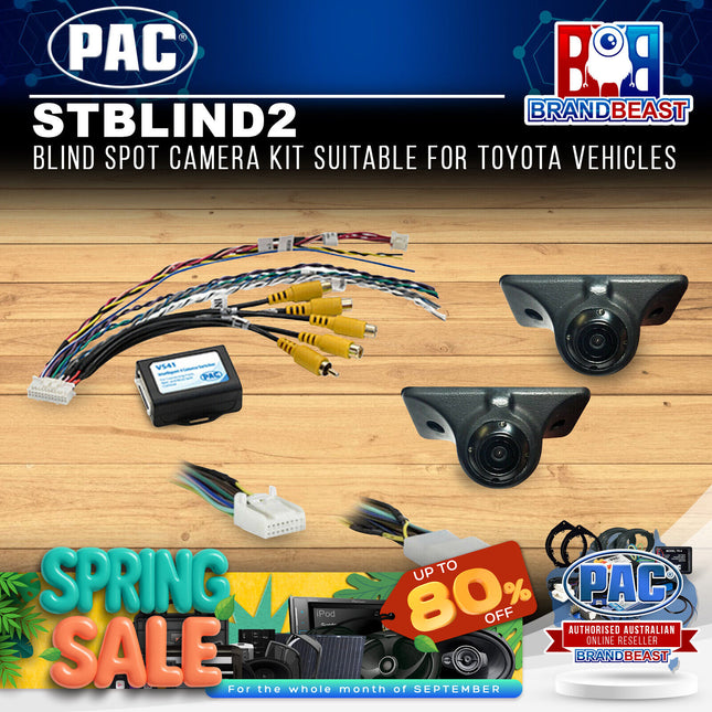 PAC STBLIND2 Blind Spot Camera Kit Suitable For Toyota Vehicles