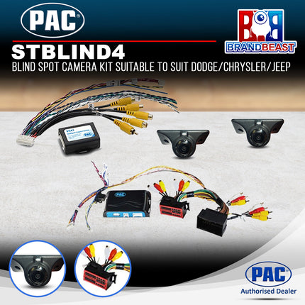 PAC STBLIND4 Blind Spot Camera Kit Suitable Suit Dodge/Chrysler/Jeep