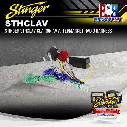 Stinger STHCLAV Clarion AV Aftermarket Radio Harness