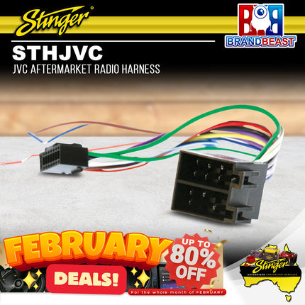 Stinger STHJVC JVC Aftermarket Radio Harness