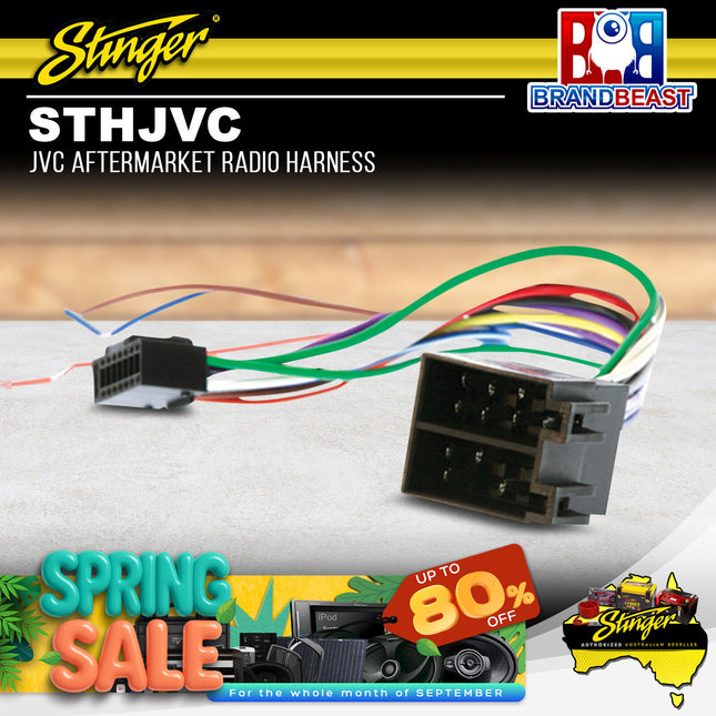 Stinger STHJVC JVC Aftermarket Radio Harness
