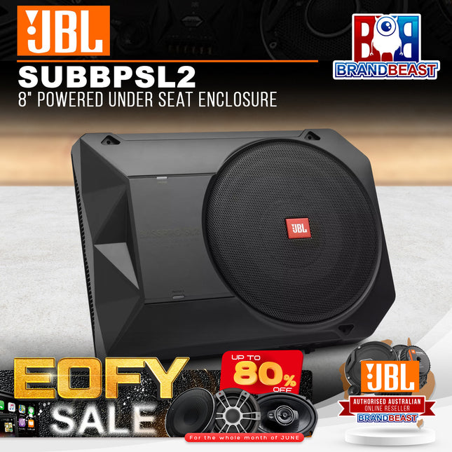 JBL BassPro SL2 8" Powered Underseat Subwoofer Enclosure