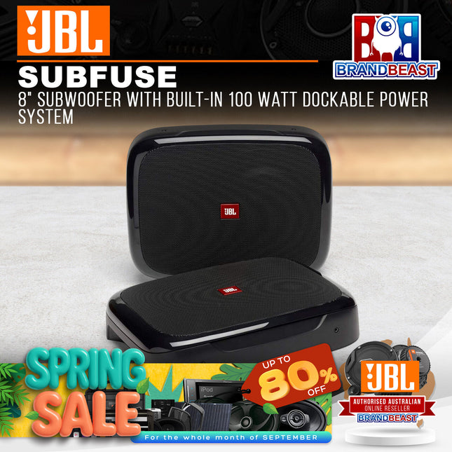 JBL Fuse 8" Subwoofer with Built-In 100 Watt Dockable Power System