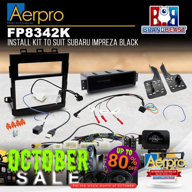 Aerpro FP8342K Install Kit to Suit Subaru Impreza