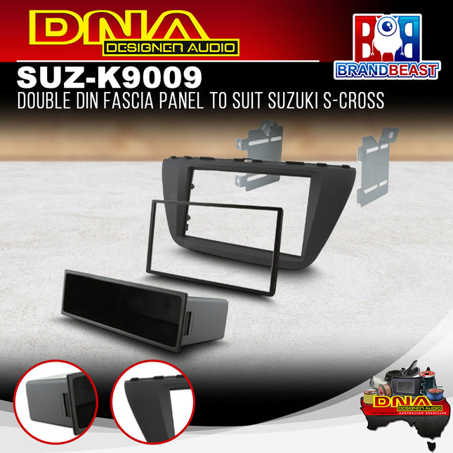 DNA SUZ-K9009 Single/Double DIN Fascia Panel To Suit Suzuki S-Cross