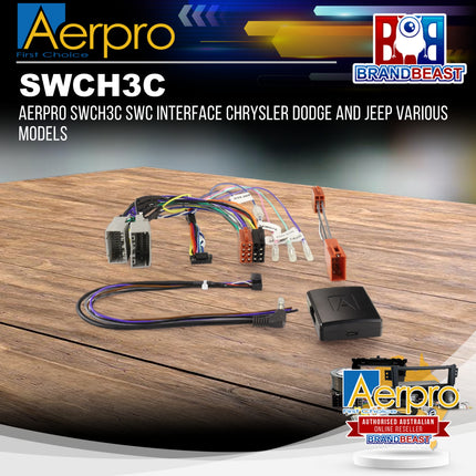 Aerpro SWCH3C SWC Interface Chrysler Dodge and Jeep Various Models
