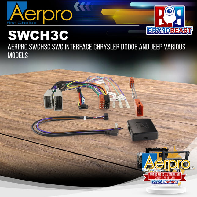 Aerpro SWCH3C SWC Interface Chrysler Dodge and Jeep Various Models