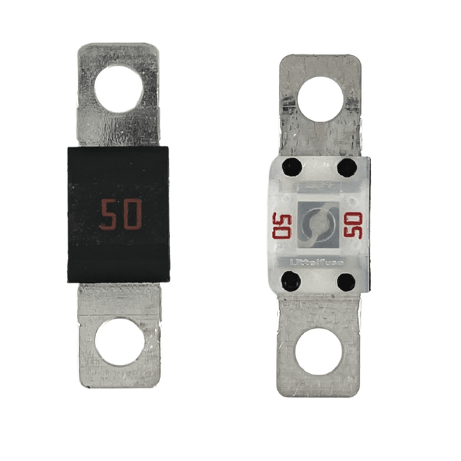 BAINTECH SWE-MID050R 50A MIDI Fuse - Replacement Automotive Fuse for Circuit Protection in 12V/24V Electrical Systems