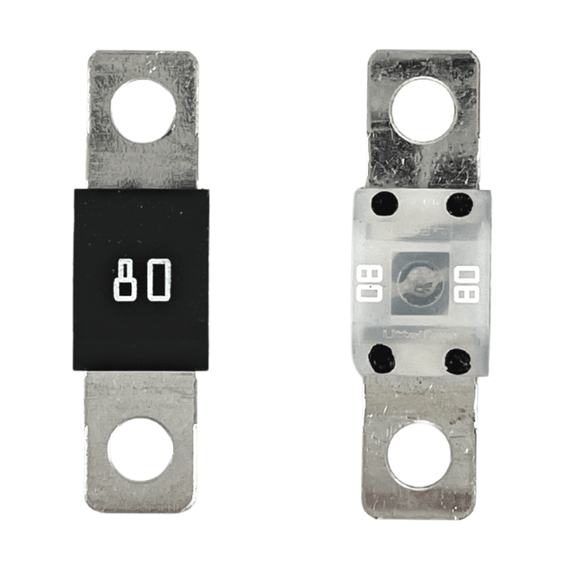 BAINTECH SWE-MID080 80A MIDI Fuse - Replacement Automotive Fuse for Circuit Protection in 12V/24V Electrical Systems