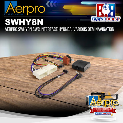 Aerpro SWHY8N SWC Interface Hyundai Various OEM Navigation