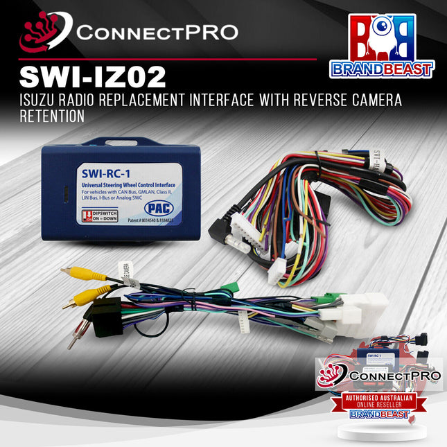 ConnectPRO SWI-IZ02 Isuzu Radio Interface With Reverse Camera Retention