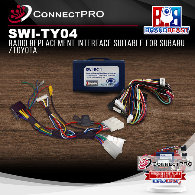 ConnectPRO SWI-TY04 Radio Replacement Interface Suitable For Subaru/Toyota
