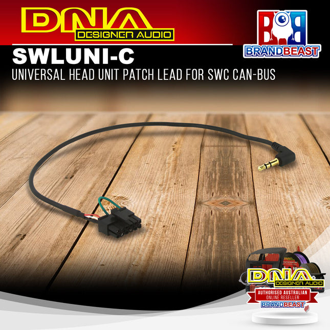 DNA SWLUNI-C Universal Head Unit Patch Lead For SWC CAN-BUS