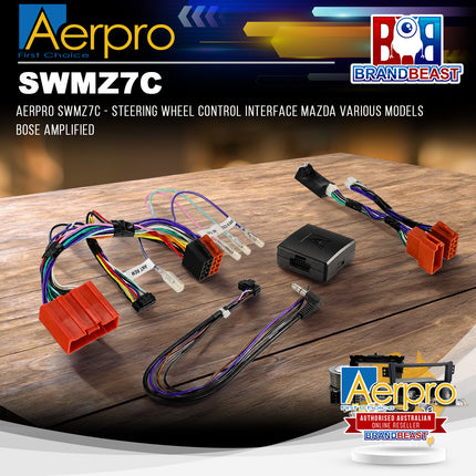 AERPRO SWMZ7C - Steering Wheel Control Interface Mazda Various Models Bose Amplified