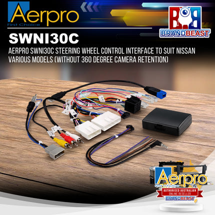Aerpro SWNI30C Steering Wheel Control Interface to Suit Nissan Various Models (Without 360 Degree Camera Retention)