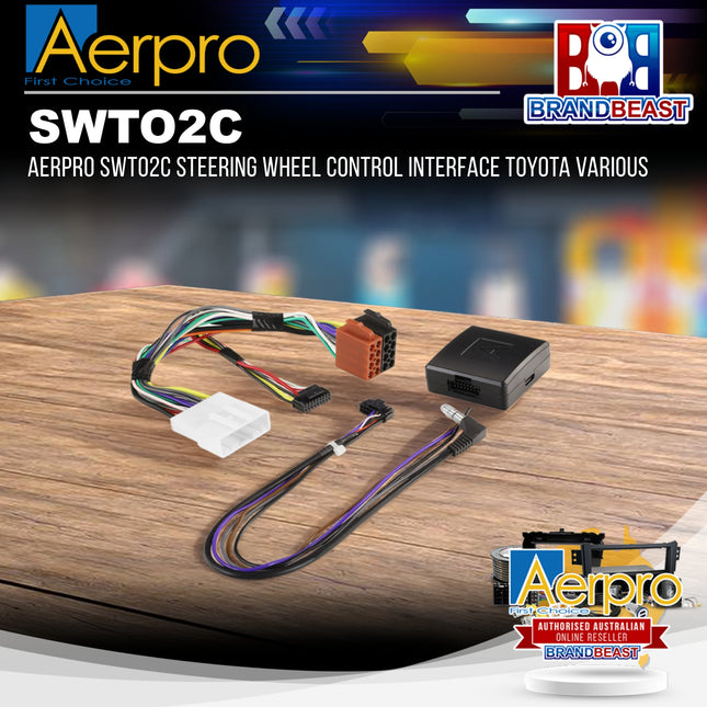 Aerpro SWTO2C Steering Wheel Control Interface Toyota Various