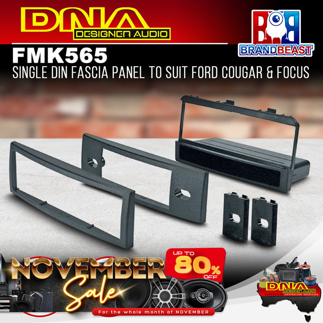 DNA FM-K565 Single DIN Fascia Panel To Suit Ford Cougar & Focus