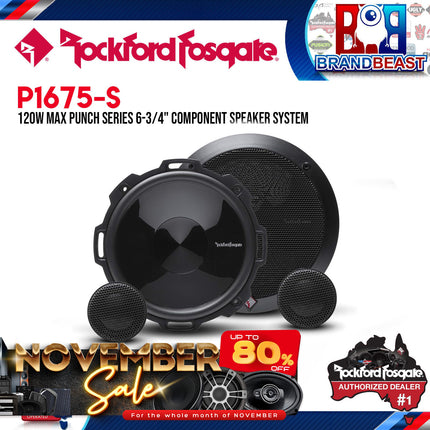 Rockford Fosgate P1675-S Punch 6.75" Series Component System