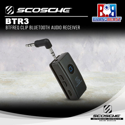 Scosche BTR3 BTFreq Clip Bluetooth Audio Receiver