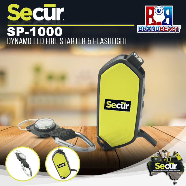 Secur SP-1000 Dynamo LED Fire Starter & Flashlight