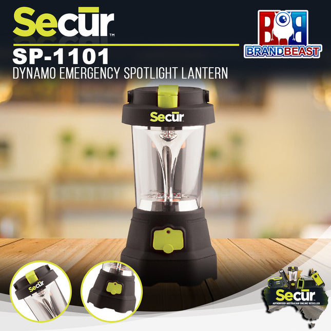 Secur SP-1101 Dynamo Emergency Spotlight Lantern