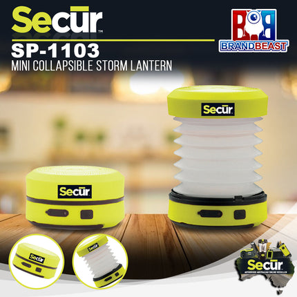 Secur SP-1103 Mini Collapsible Storm Lantern