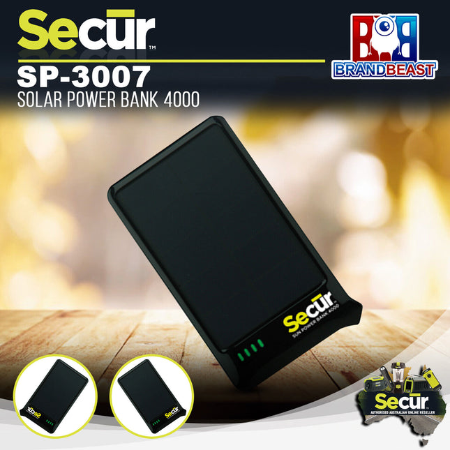 Secur SP-3007 Solar Power Bank 4000