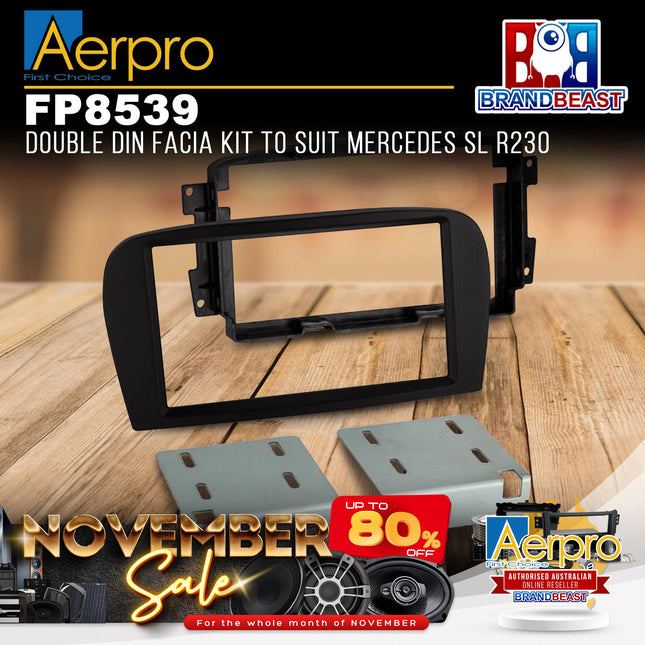 Aerpro FP8539 Double DIN Facia Kit to Suit Mercedes SL R230