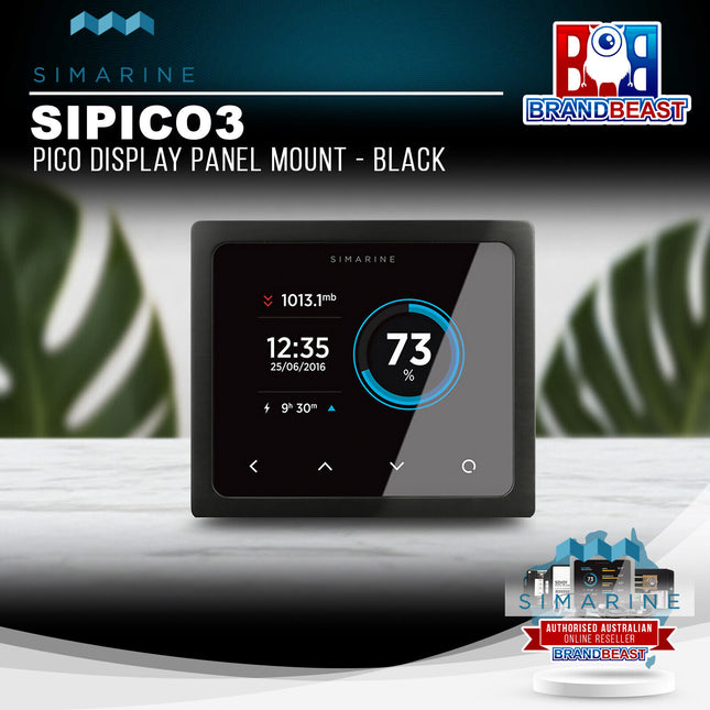 Simarine SI-PICO-3 Pico Display Panel Mount - Black