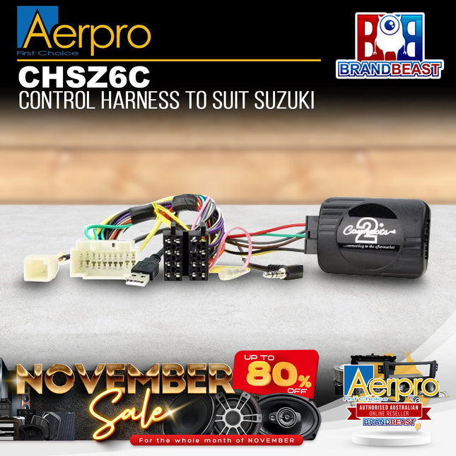 Aerpro CHSZ6C Steering Wheel Control Interface Suit Suzuki Various Models