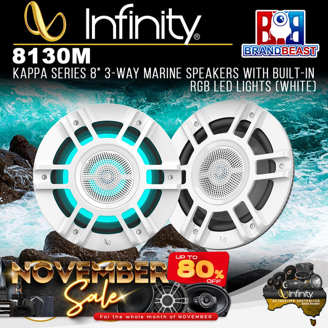 Infinity 8130M Kappa One Pair 8" 3-Way Convertible