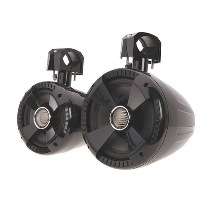 Soundstream WTS-6B 6.5&quot; 300W Gloss Black Premium Wake Tower Speakers - Pair