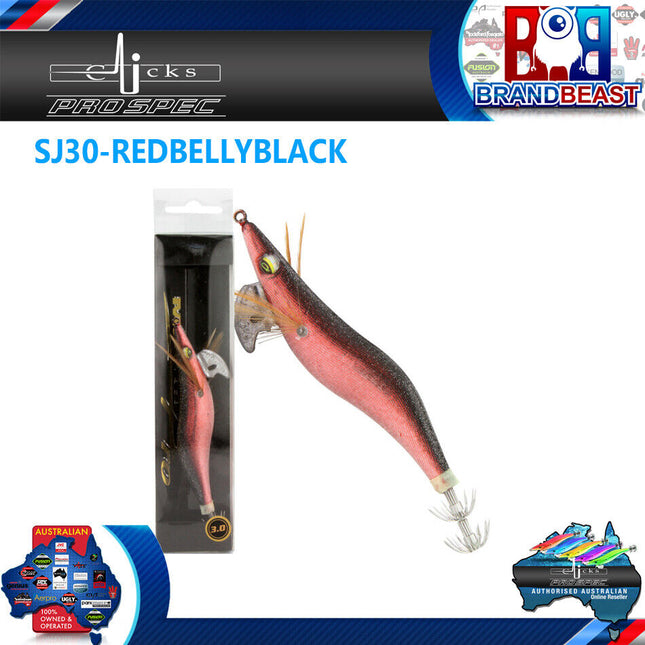Squidly Dids SJ30-REDBELLYBLACK 3.0 Squidley Dids - Red Belly Black