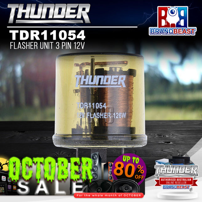 Thunder TDR11054 Flasher Unit 3 Pin 12V