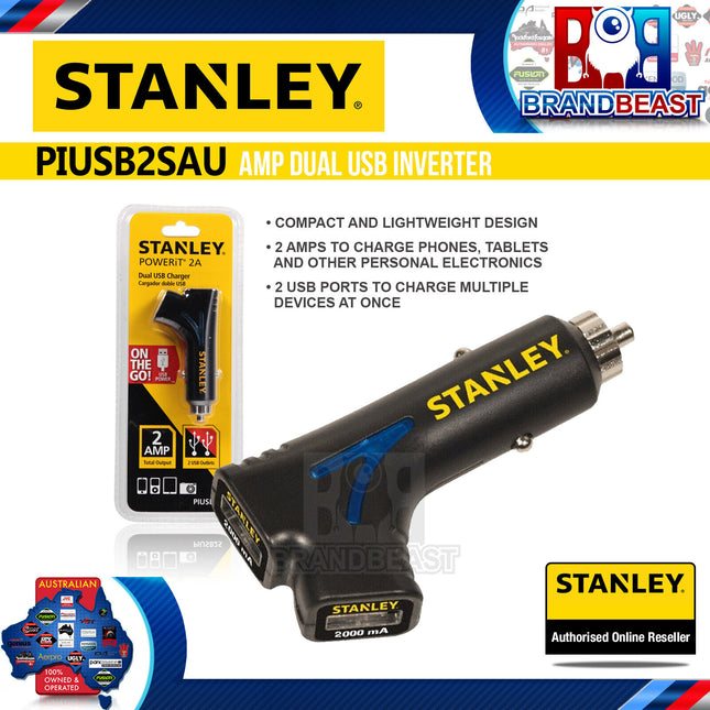 Stanley PIUSB2SAU 2 Amp Dual USB Inverter