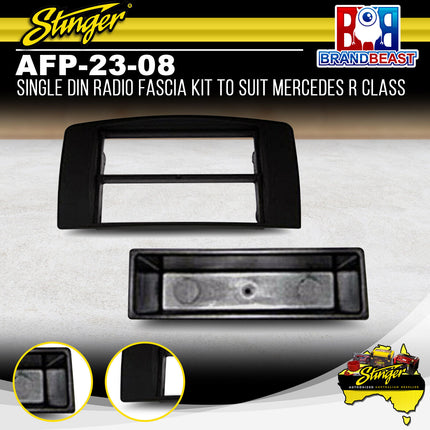 Stinger AFP-23-08 Single DIN Radio Fascia Kit to Suit Mercedes R Class