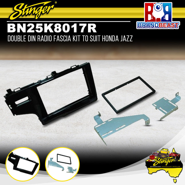 Stinger BN25K8017R Double DIN Radio Fascia Kit to Suit Honda Jazz 2014-2018