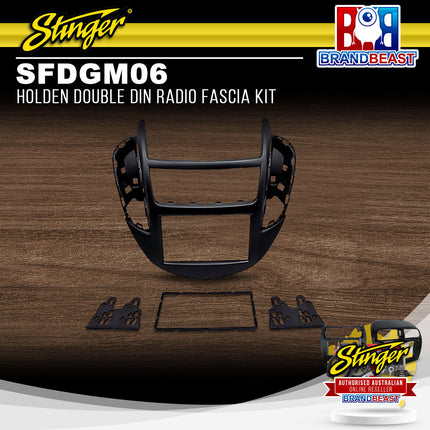 Stinger SFDGM06 Holden Double DIN Radio Fascia Kit