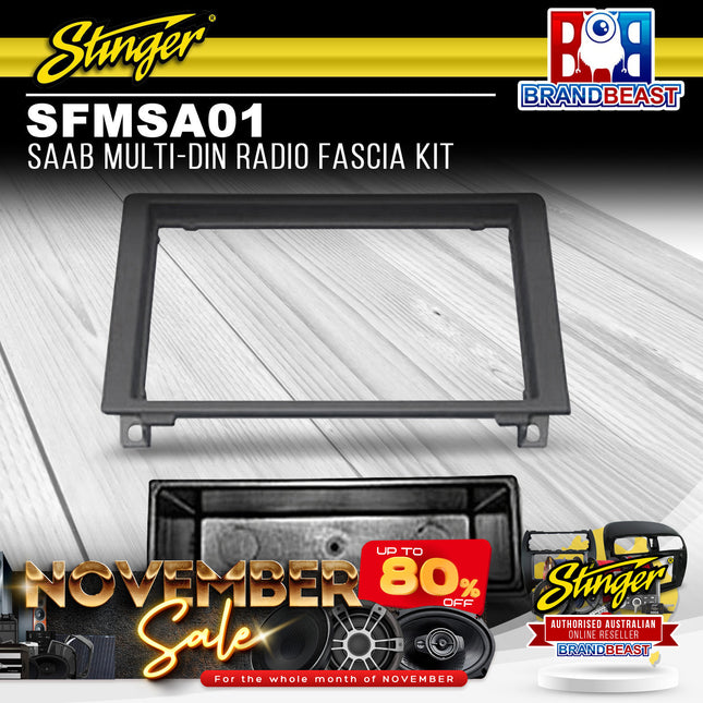 Stinger SFMSA01 SAAB Multi-DIN Radio Fascia Kit