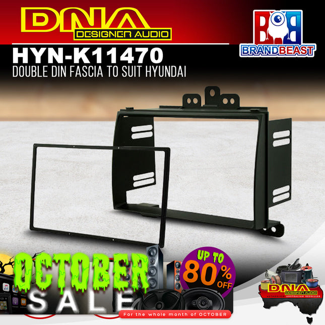 DNA HYN-K11470 Double DIN Fascia Panel to Suit Hyundai i20