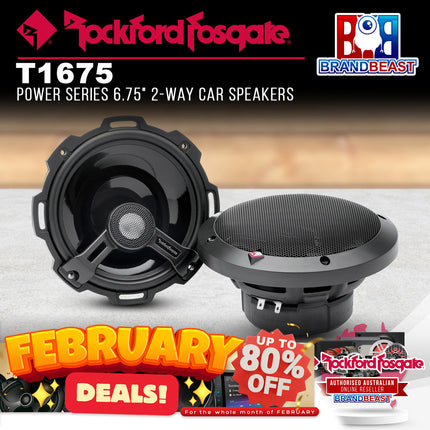 Rockford Fosgate T1675 Power 6.75" 2-Way Full-Range Speaker