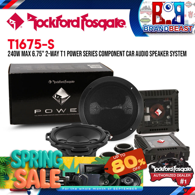 Rockford Fosgate T1675-S Power 6.75" Series Component System