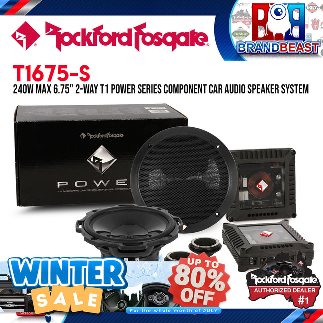 Rockford Fosgate T1675-S Power 6.75" Series Component System
