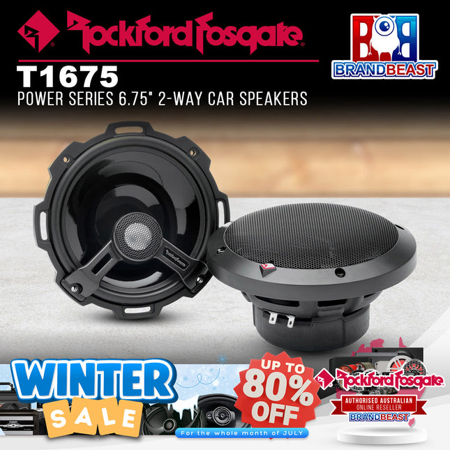 Rockford Fosgate T1675 Power 6.75" 2-Way Full-Range Speaker