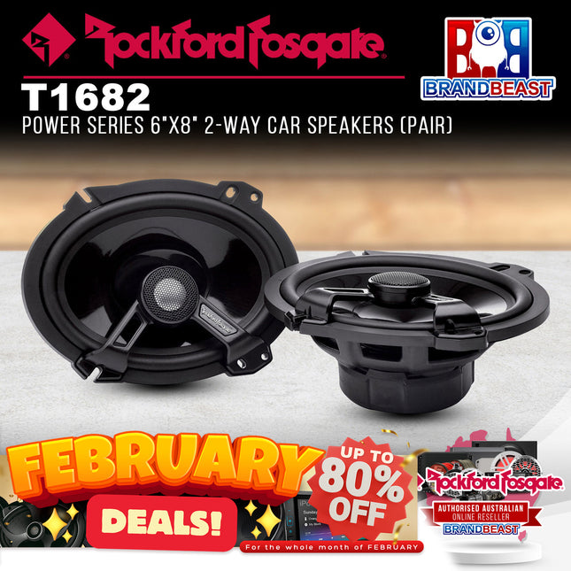 Rockford Fosgate T1682 Power 6"x8" 2-Way Full-Range Speaker