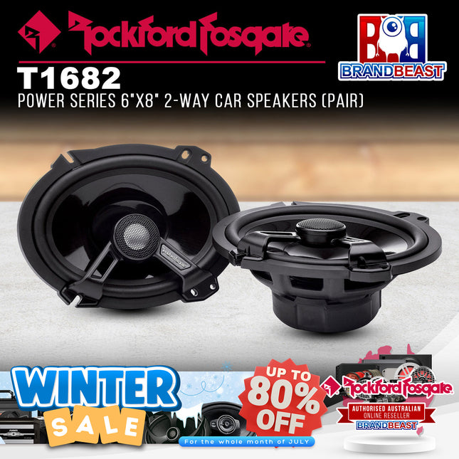 Rockford Fosgate T1682 Power 6"x8" 2-Way Full-Range Speaker