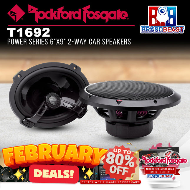 Rockford Fosgate T1692 Power 6"X9" 2-Way Full-Range Speaker