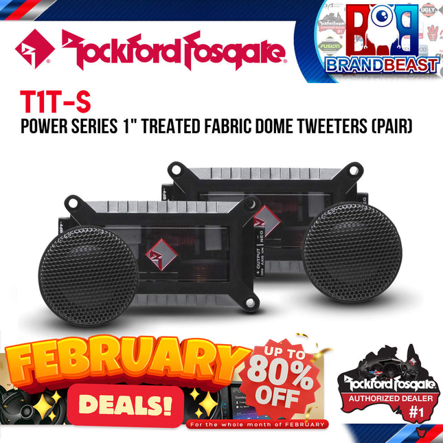 Rockford Fosgate T1T-S Power 1" Tweeter Kit