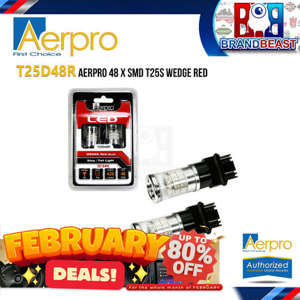 Aerpro T25D48R 48x T25D SMD Wedge - Red